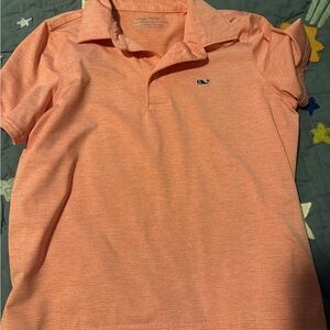 Vineyard Vines Kids' Orange Polo Shirt